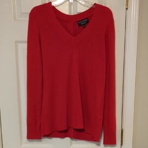 Banana Republic V-Neck Sweater With Button Down Back Detail